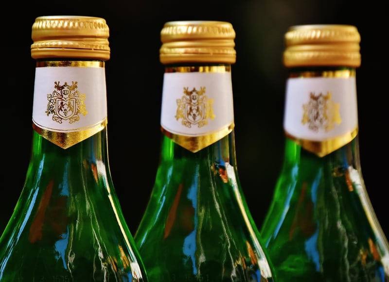 Wine Bottle and Glass